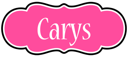 Carys invitation logo