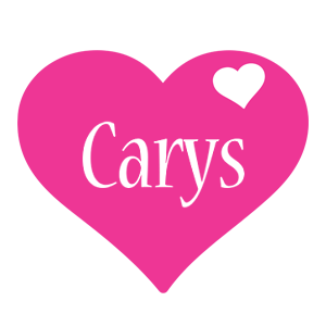 Carys love-heart logo