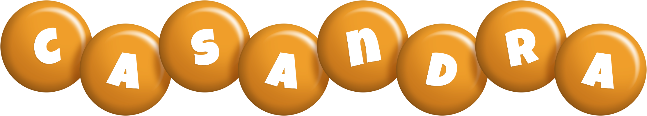 Casandra candy-orange logo