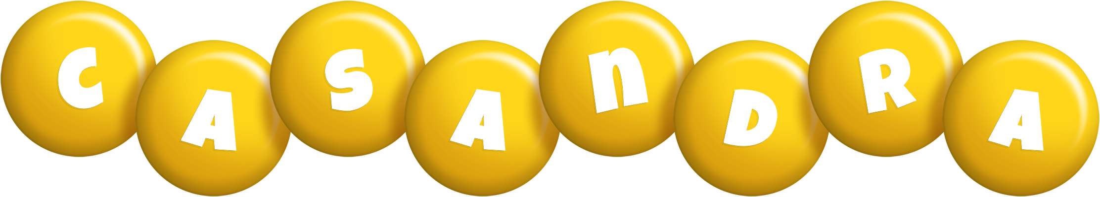 Casandra candy-yellow logo