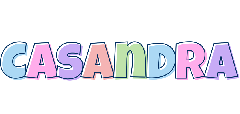 Casandra pastel logo