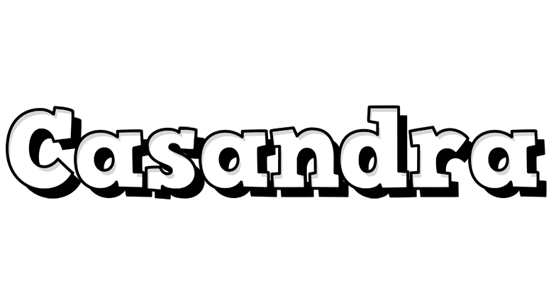 Casandra snowing logo