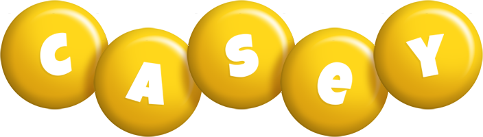 Casey candy-yellow logo