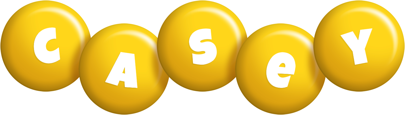 Casey candy-yellow logo