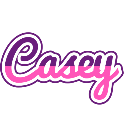 Casey cheerful logo