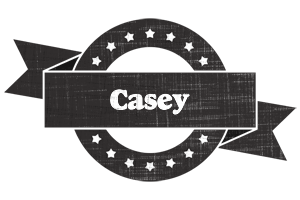 Casey grunge logo