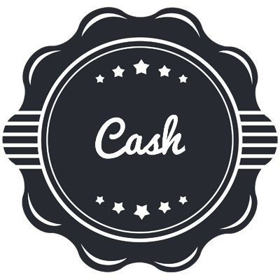 Cash badge logo