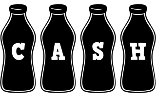 Cash bottle logo