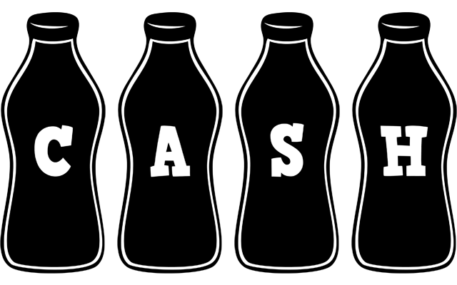 Cash bottle logo
