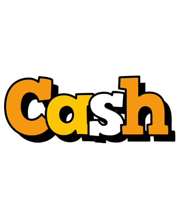 Cash cartoon logo