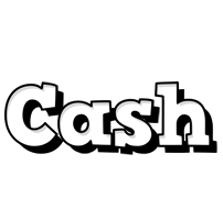 Cash snowing logo