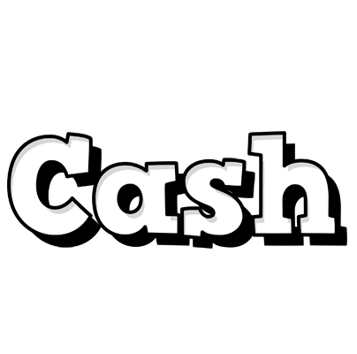 Cash snowing logo