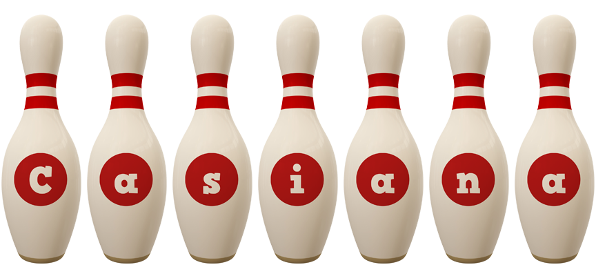 Casiana bowling-pin logo