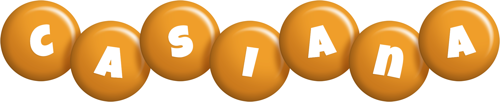 Casiana candy-orange logo
