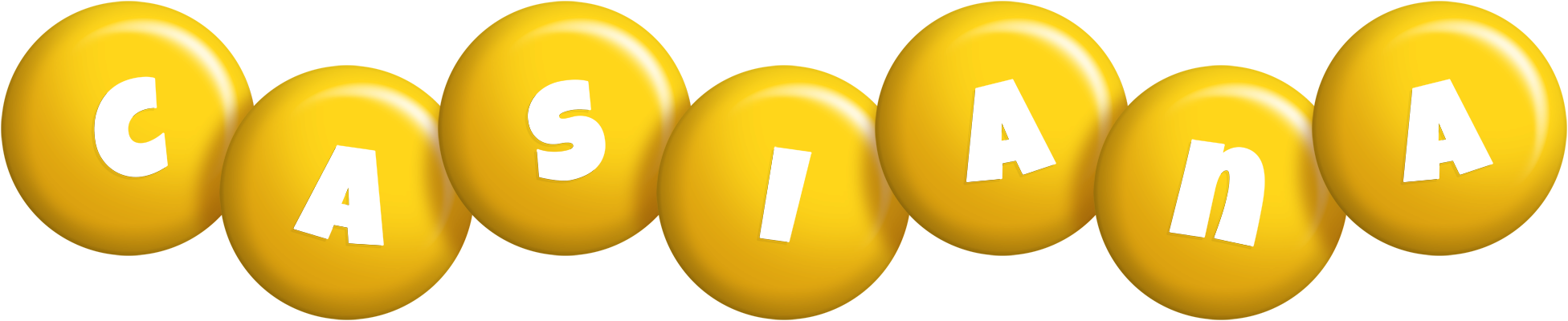 Casiana candy-yellow logo