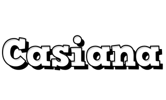 Casiana snowing logo