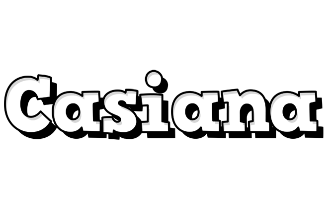Casiana snowing logo