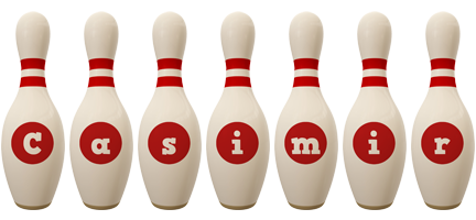 Casimir bowling-pin logo