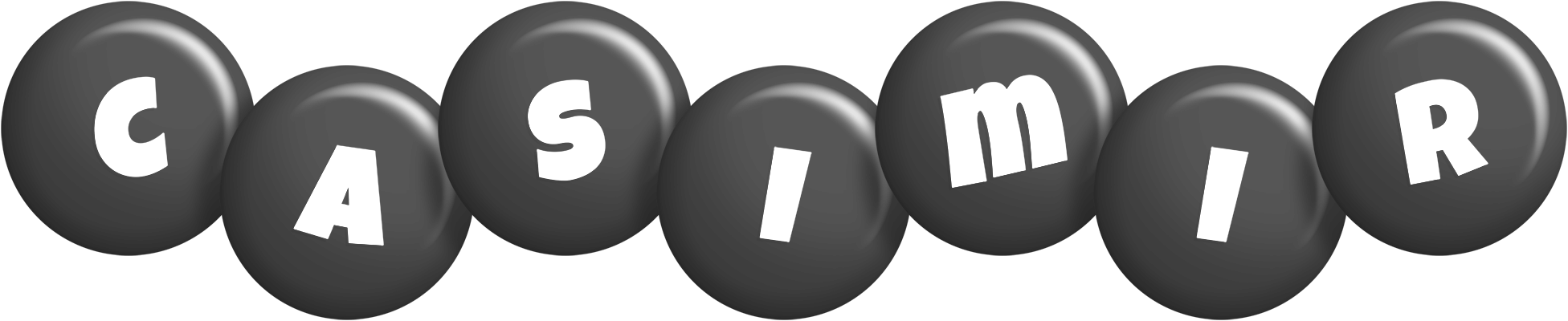 Casimir candy-black logo