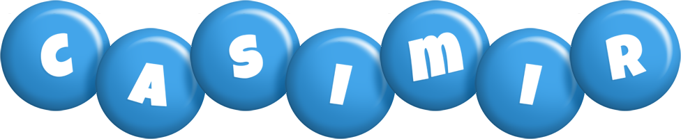 Casimir candy-blue logo