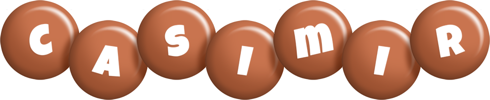 Casimir candy-brown logo
