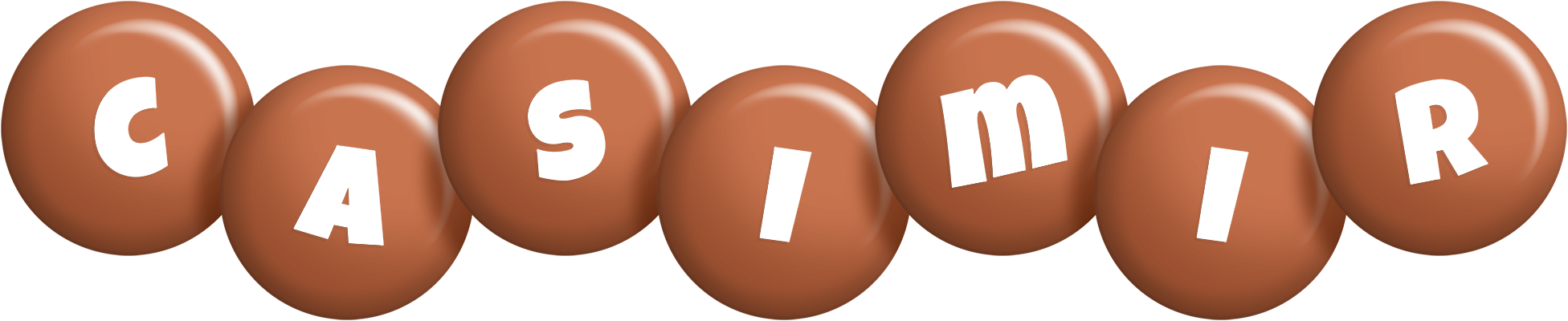 Casimir candy-brown logo