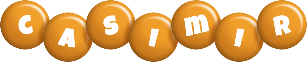 Casimir candy-orange logo