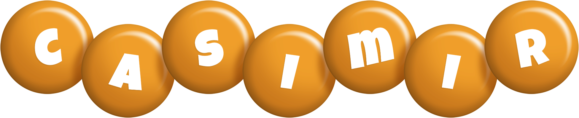 Casimir candy-orange logo