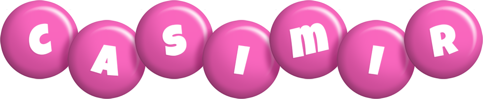 Casimir candy-pink logo