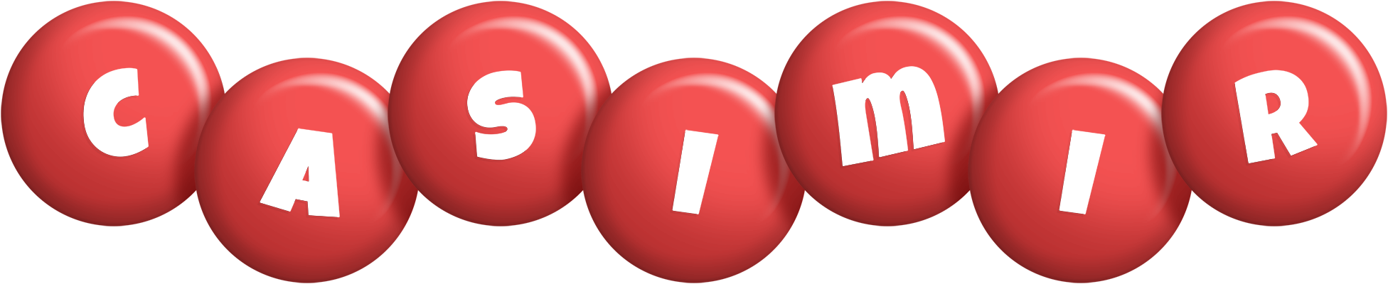 Casimir candy-red logo