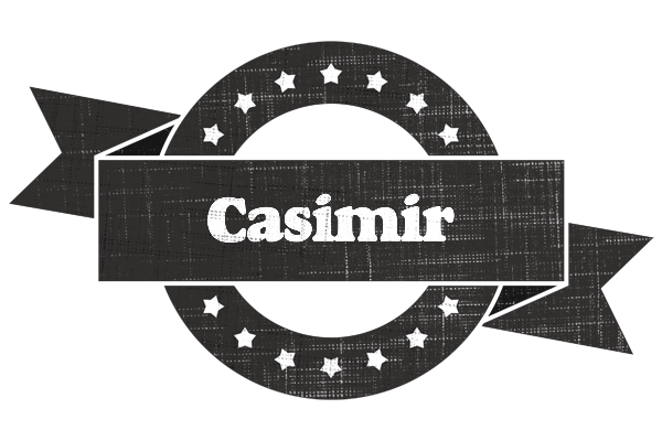 Casimir grunge logo