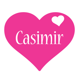 Casimir love-heart logo