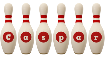 Caspar bowling-pin logo