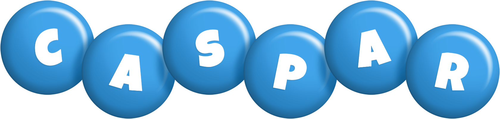 Caspar candy-blue logo