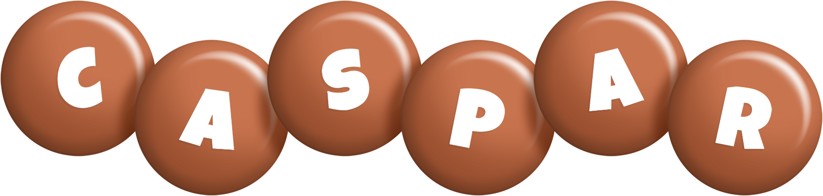 Caspar candy-brown logo