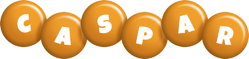 Caspar candy-orange logo