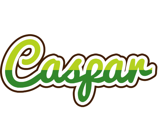Caspar golfing logo