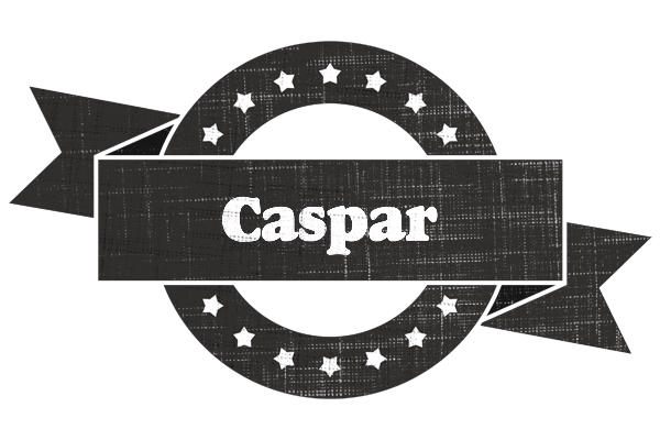 Caspar grunge logo