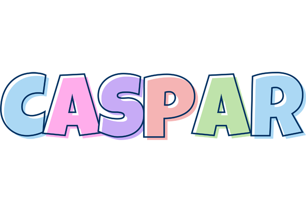 Caspar pastel logo