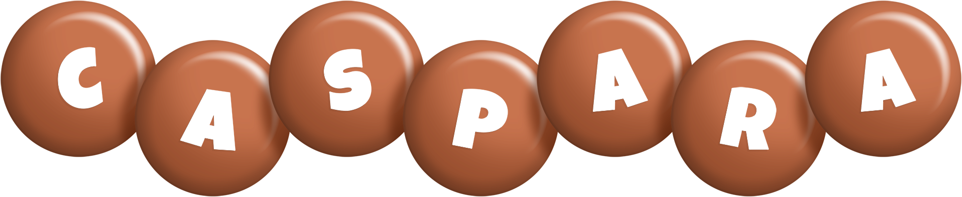 Caspara candy-brown logo