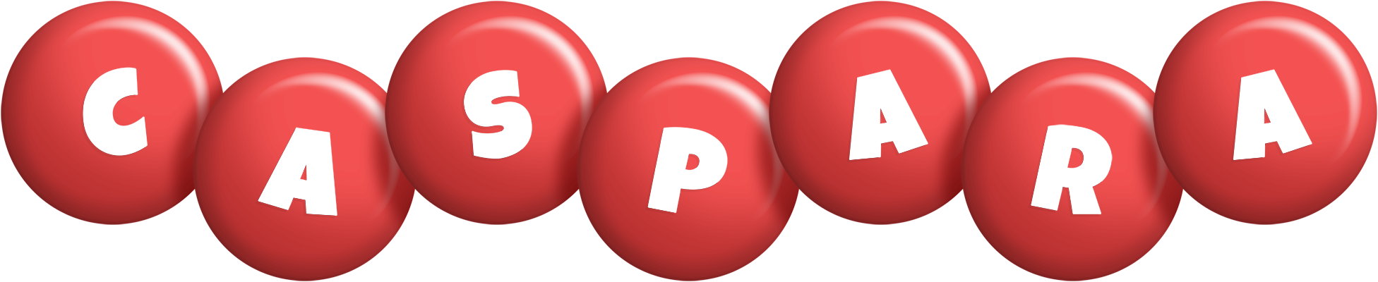 Caspara candy-red logo