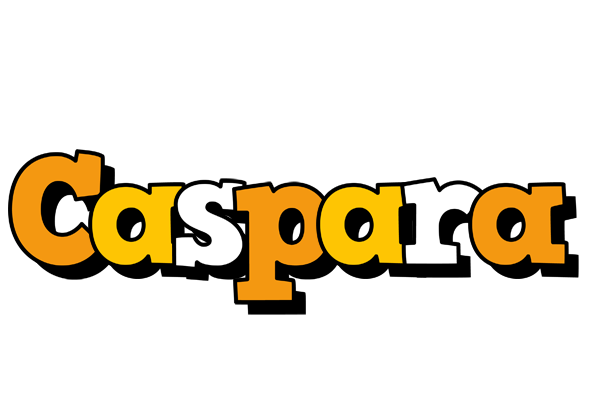 Caspara cartoon logo