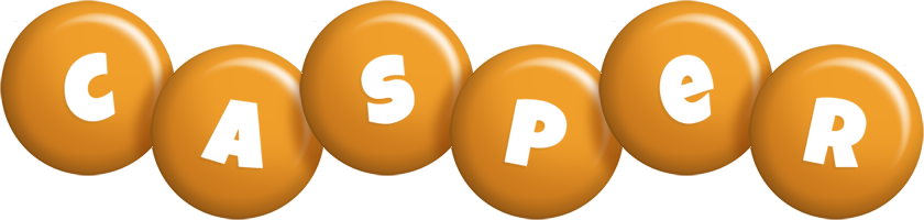Casper candy-orange logo