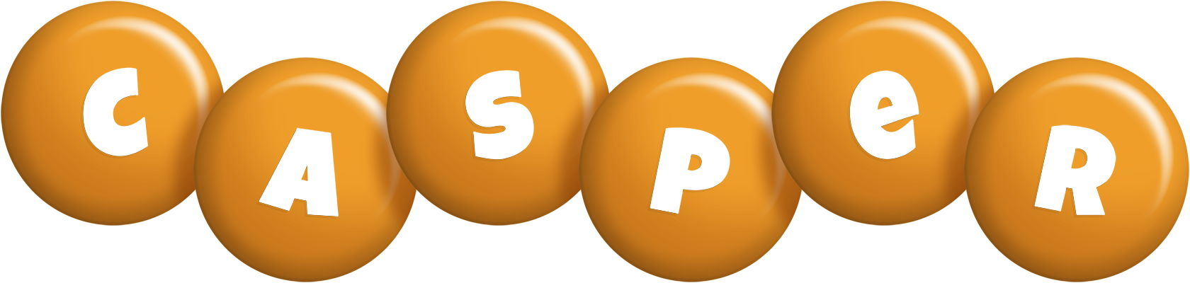 Casper candy-orange logo