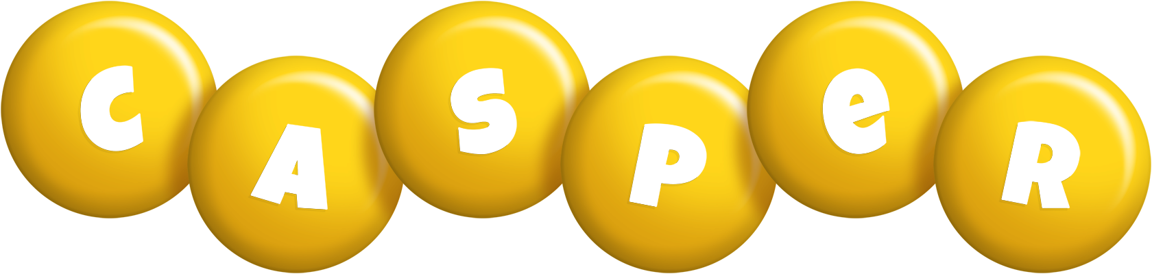 Casper candy-yellow logo