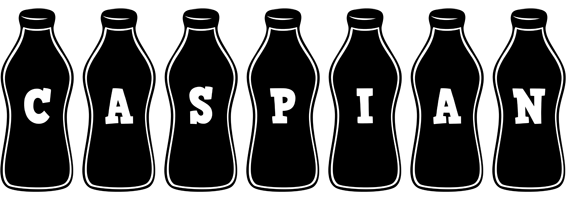 Caspian bottle logo