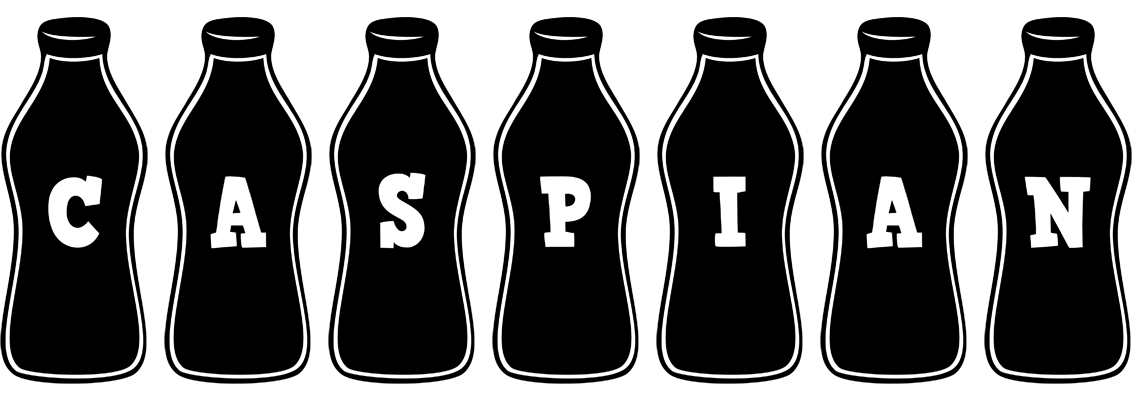 Caspian bottle logo