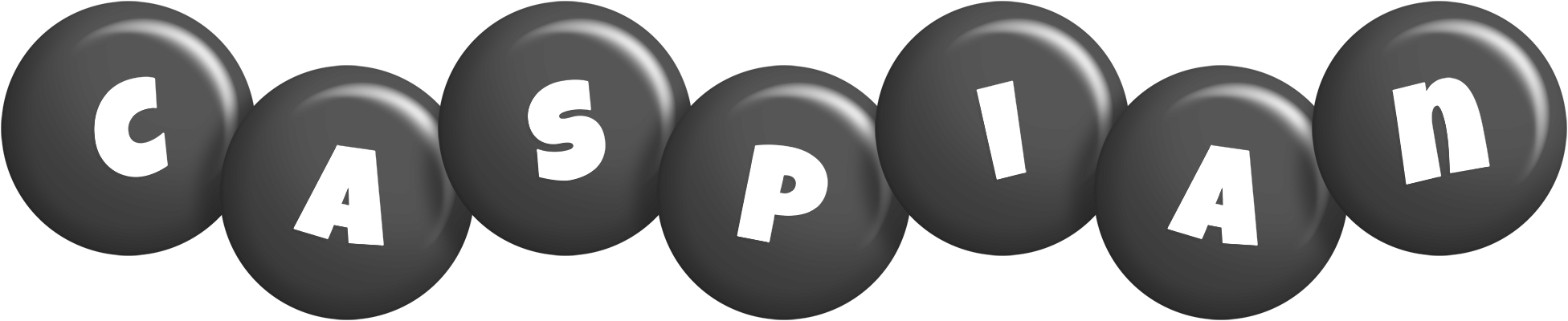 Caspian candy-black logo