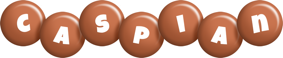 Caspian candy-brown logo