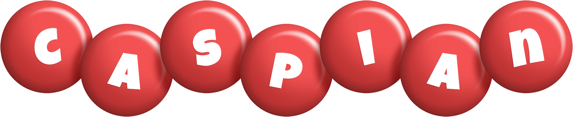 Caspian candy-red logo